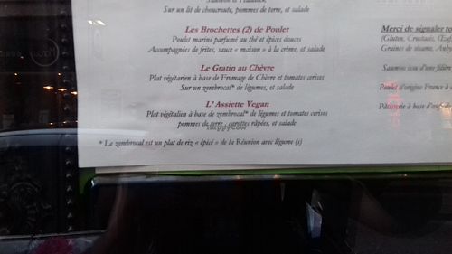 vegan dish at Marie Thé Cuisine in Saint-malo