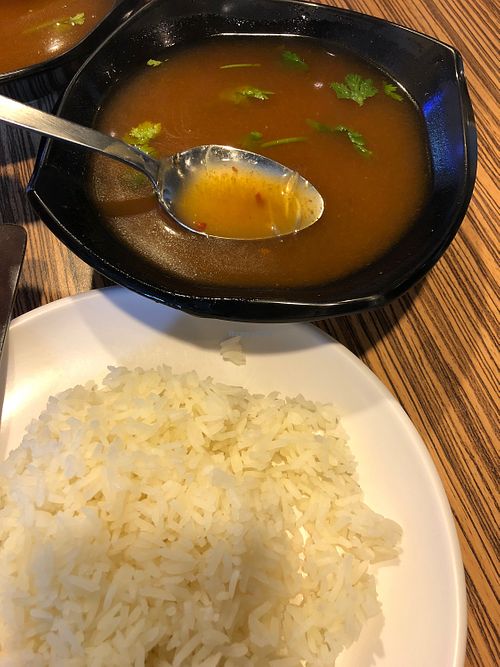 Tom yum sharks fin set meal at R&J Cosy Corner 自在齋 - Boon Keng in Central Singapore