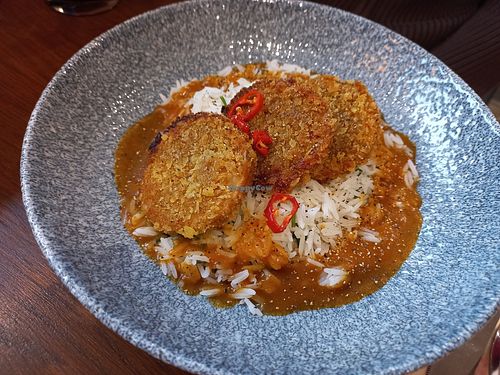Katsu curry at The Horseshoe in Warlingham