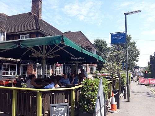 Outside at The Horseshoe in Warlingham