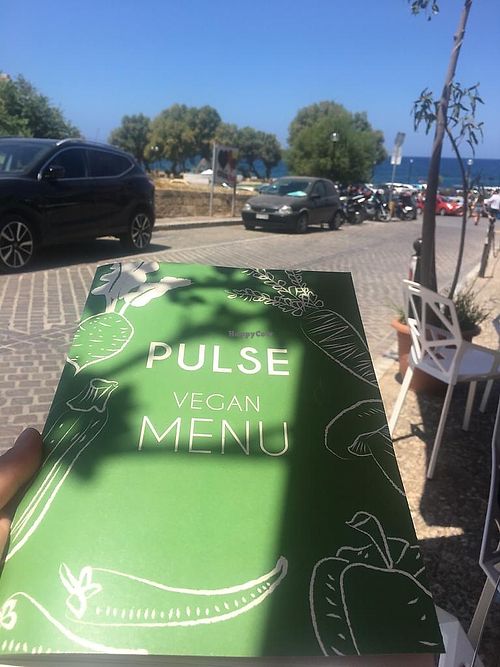 View and new menu  at Pulse in Crete