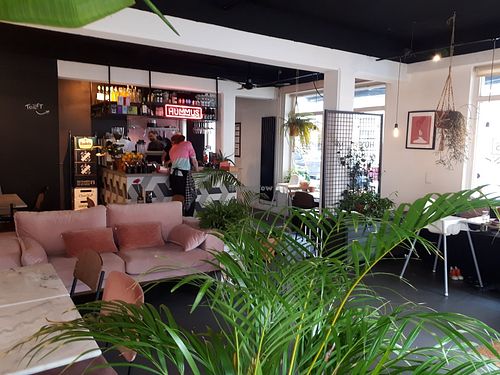 Inside at HUmmUS in The Hague