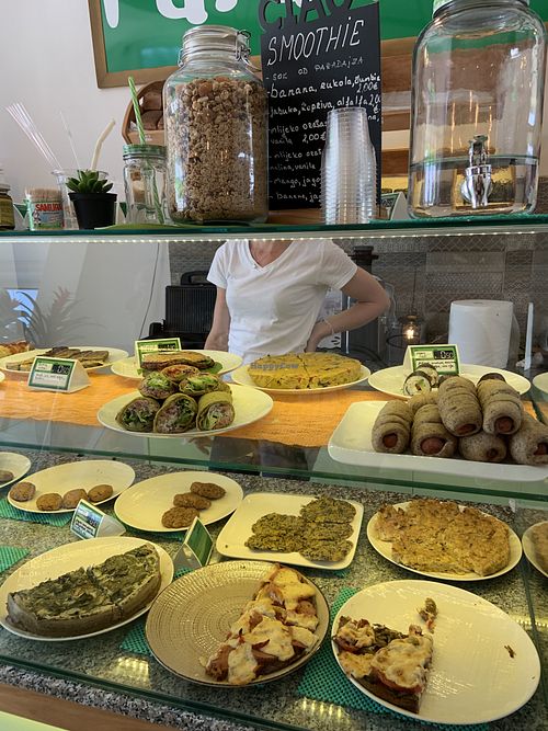 Savory food options  at Paradise Food in Budva