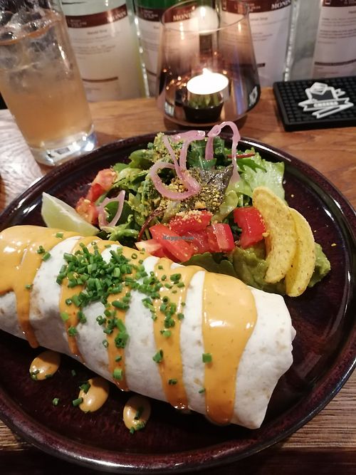 Green Burrito (vegan) at Manana in Plauen