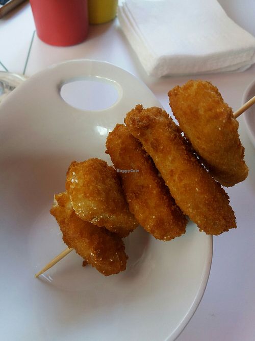 vegan nuggets at Terminal 3 in Castelldefels