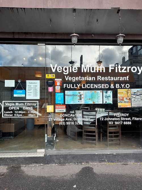 Street view at Vegie Mum in Fitzroy