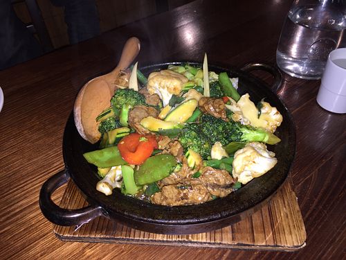 Mock beef hotpot at Vegie Mum in Fitzroy