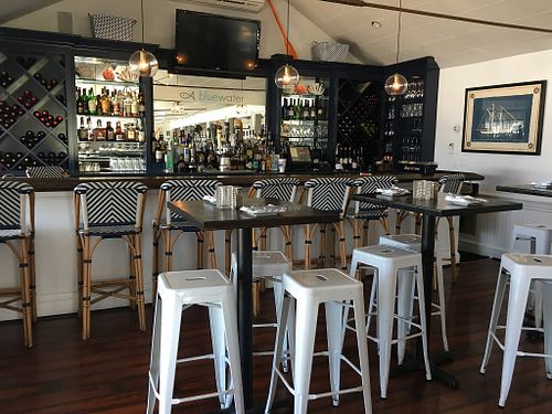 Bar area at Bluewater in Barrington