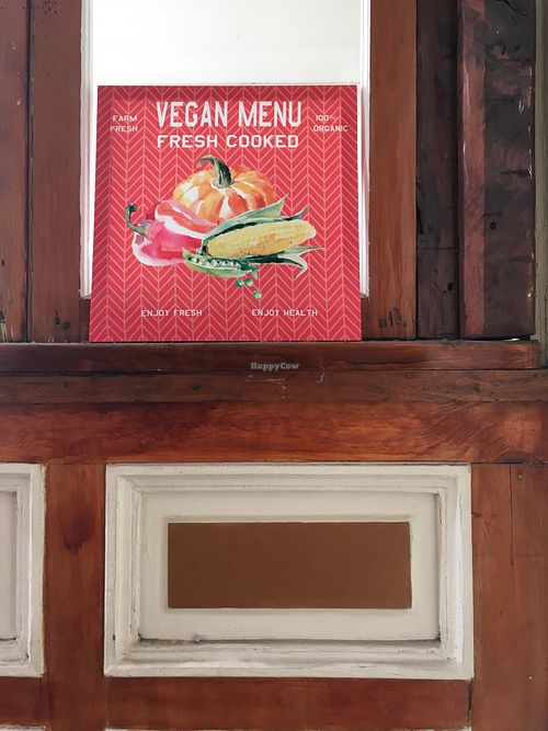 daily menu vegan at Veg & Bake in Santiago