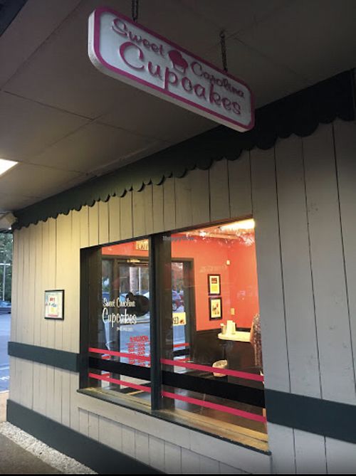 Outside  at Sweet Carolina Cupcakes in Hilton Head Island