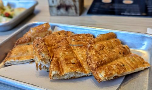 Scallion pancake at Simply Ramen in Albany
