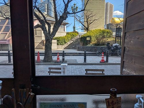 View at Marugoto Vegan Dining Asakusa in Tokyo