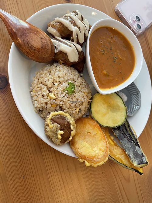   at Marugoto Vegan Dining Asakusa in Tokyo