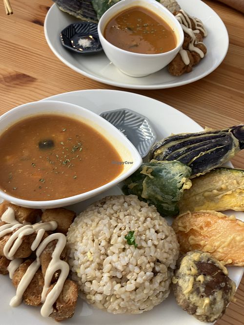   at Marugoto Vegan Dining Asakusa in Tokyo