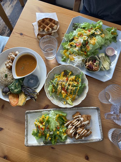   at Marugoto Vegan Dining Asakusa in Tokyo