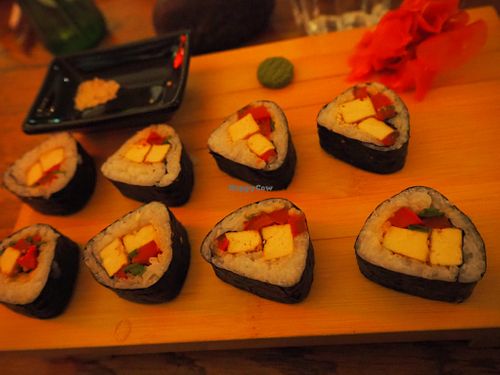 Sushi at Cafe Botanika in St Petersburg