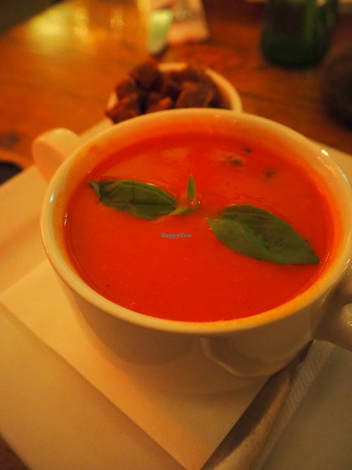 Tomato soup at Cafe Botanika in St Petersburg
