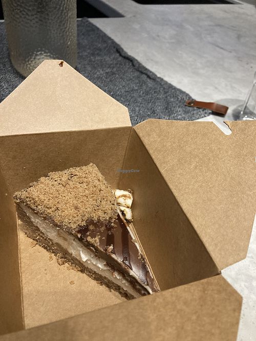 S’mores cheese - vegan and gluten free, flavor rotates, so we lucked out!  at Ranch Camp in Stowe