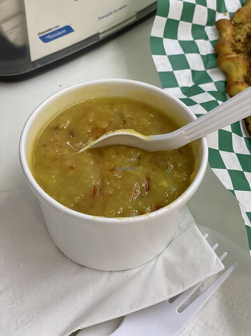 Lentil soup at The Mediterranean Chickpea in Tampa