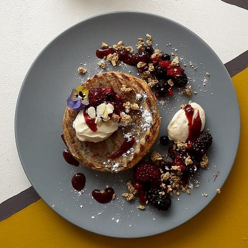 Vegan brioche at Mayze - Finnieston in Glasgow