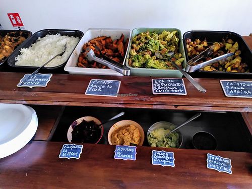 Buffet example at La Table à l'Envers in Marseille