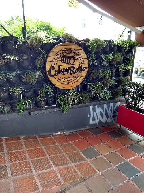 Logo at Crispy Rolls in Bogota