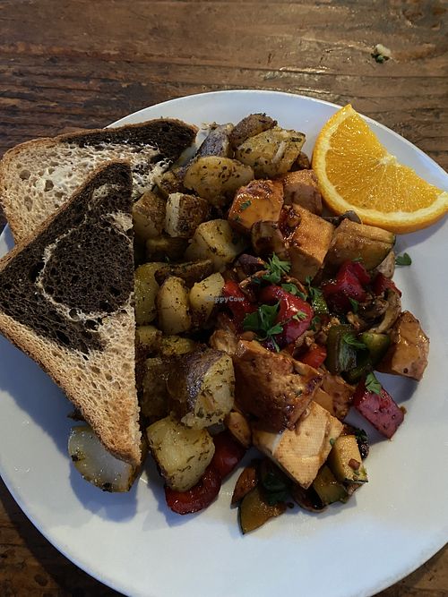 Tofu Scramble at Cafe Deux Soleils in Vancouver