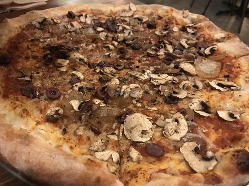 “The vegan one" at Flatbread Company in South Windsor