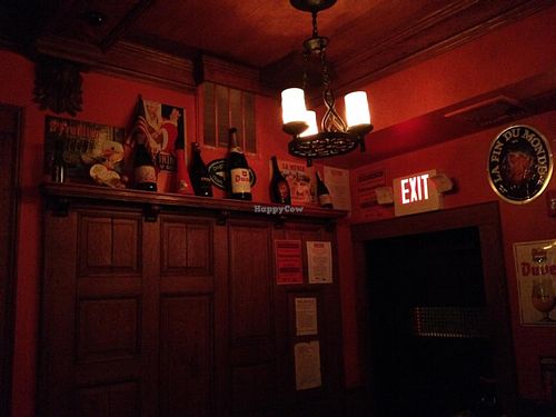 inside bar decor at The Belgian Cafe in Philadelphia