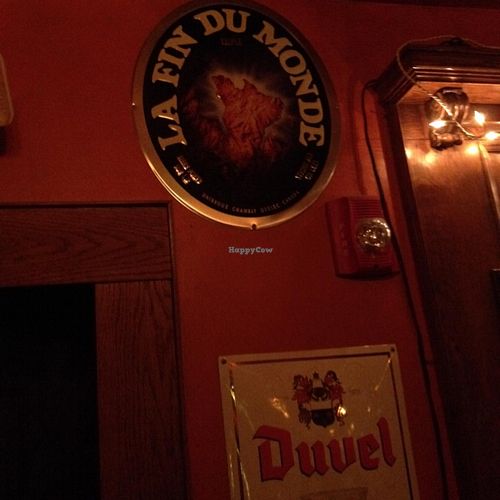 decor at The Belgian Cafe in Philadelphia