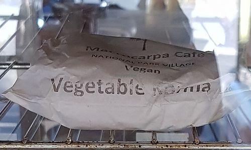 Vegan Vegetable Korma Pie at Macrocarpa Cafe in National Park