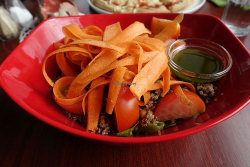 Quinoa salad at Hotel Flokalundur in Patreksfjordur
