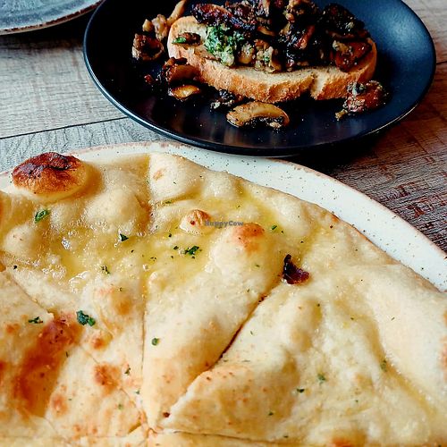 Garlic pizza bread at Ego at The Running Mare in Chelmsford