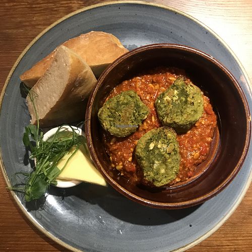 Falafel starter  at The Crown in Colchester