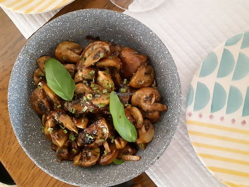 Funghi Al Forno at Pane & Vino in Evora