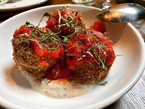 Vegetable meatballs   at Beauty & Essex in Hollywood