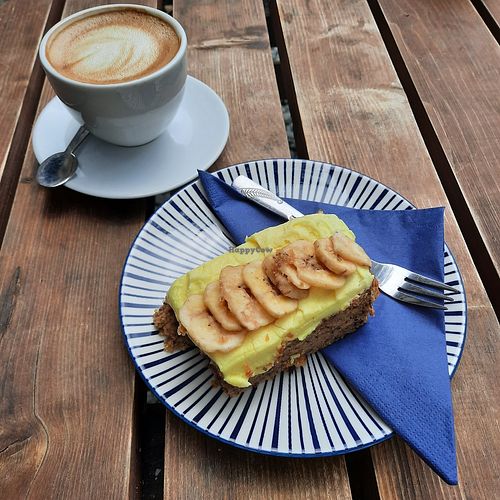 Banana cake at Syke Farm Tea Room in Cockermouth