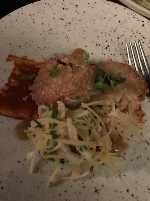 Hearts of Palm Crabcake at Catch in New York City