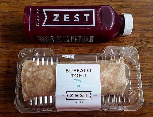 Buffalo and beets at Zest Juice Co - Grandview in Columbus