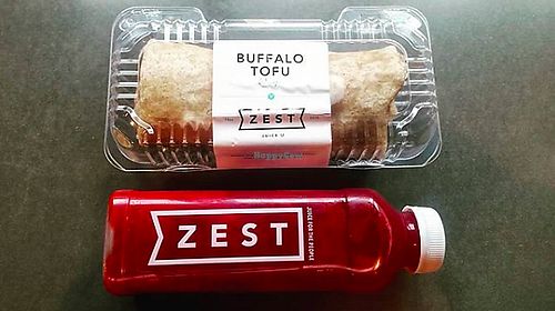 Tofu and juice at Zest Juice Co - Grandview in Columbus