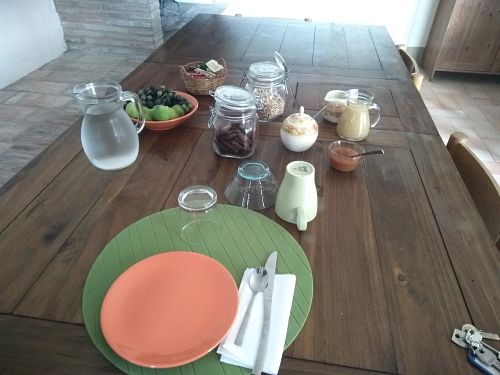 the vegan breakfast, sweet + savoury at Agriturismo La Lenticchia in Forli