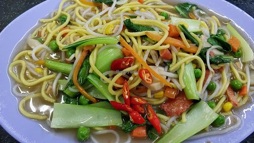 hokkien fried noodles at Vegetarian Stall in Central Singapore