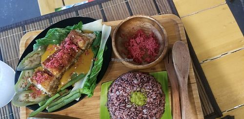 peanut sauce at ELPI Vegan Resto in General Santos