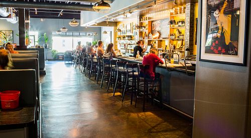 Bar Area at Ethos Vegan Kitchen in Winter Park