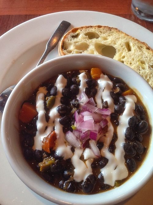 Black Bean Soup at Ethos Vegan Kitchen in Winter Park