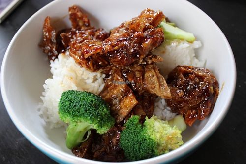 Vegetarian General Tso's (VD2 on the menu) at Hunan Village in Houston