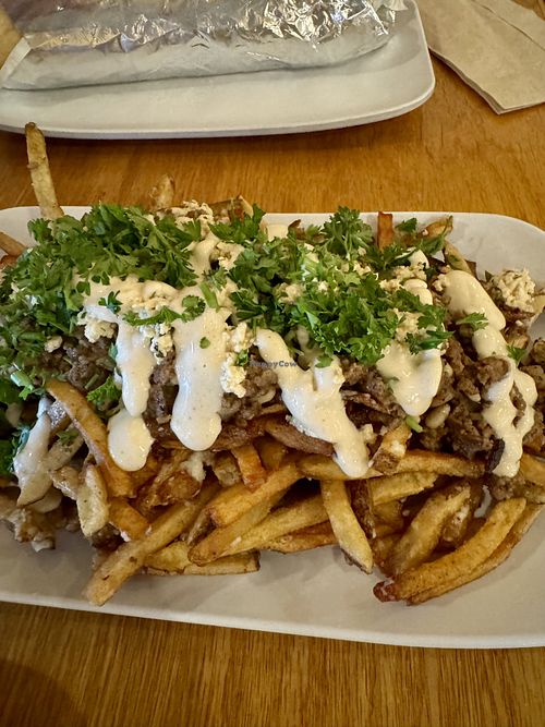 lebanese poutine  at Gypsy Queen in Asheville
