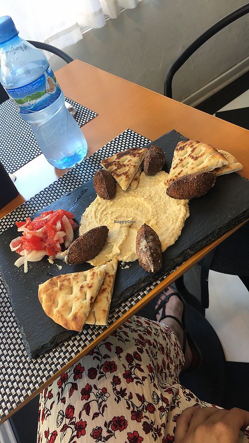 Falafel Platter  at Pitagoras Bllok in Tirana