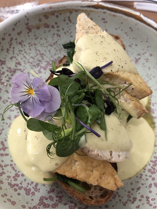 Tofu florentine - so cute and delicious! at 269 Vegan in Perth