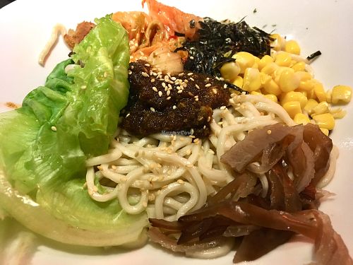 Golden satay noodles at Shū Xìng Táng 蔬杏堂 in Jiaoxi